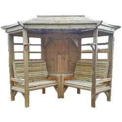 Sarok beülős pergola rendszer (Eden) NÖVÉNY FUTTATÓ ÉPÍTMÉNYEK ÉS KIÜLŐK.