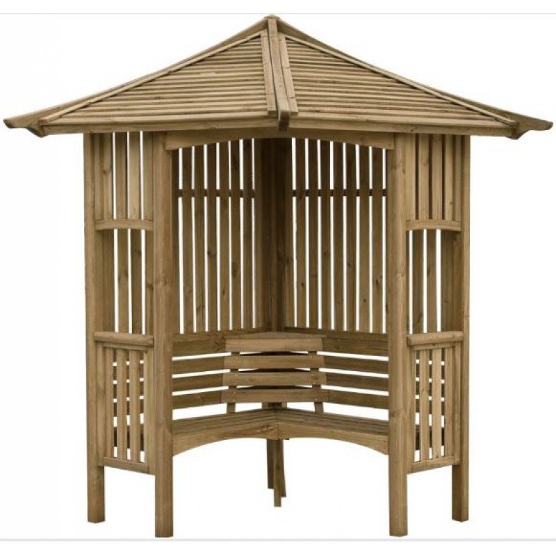 Sarok beülős pergola rendszer (Gitta)