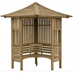 Sarok beülős pergola rendszer (Gitta) NÖVÉNY FUTTATÓ ÉPÍTMÉNYEK ÉS KIÜLŐK.