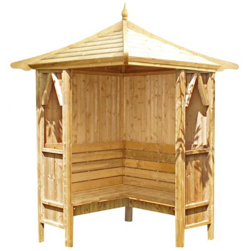 Sarok beülős pergola rendszer (Mira)