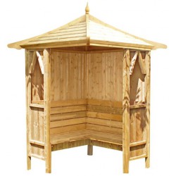 Sarok beülős pergola rendszer (Mira) NÖVÉNY FUTTATÓ ÉPÍTMÉNYEK ÉS KIÜLŐK.