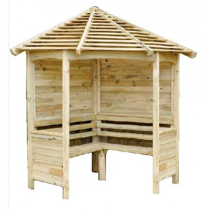 Sarok beülős pergola rendszer (Nimrod)