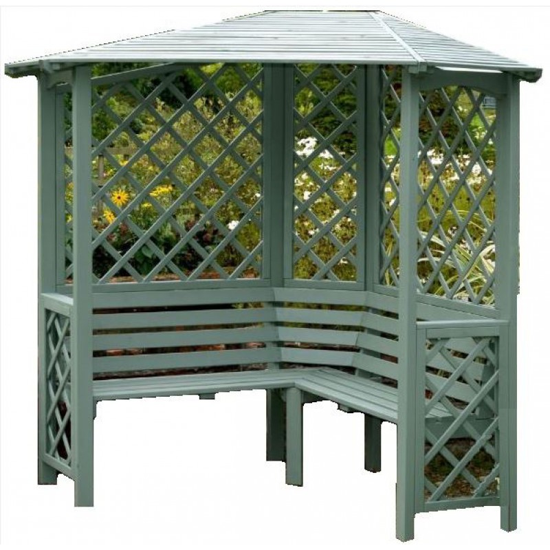 Sarok beülős pergola rendszer (Porter)