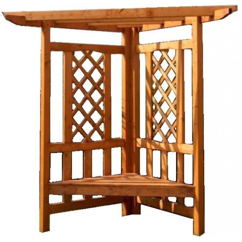 Sarok beülős pergola rendszer (Rimaro)