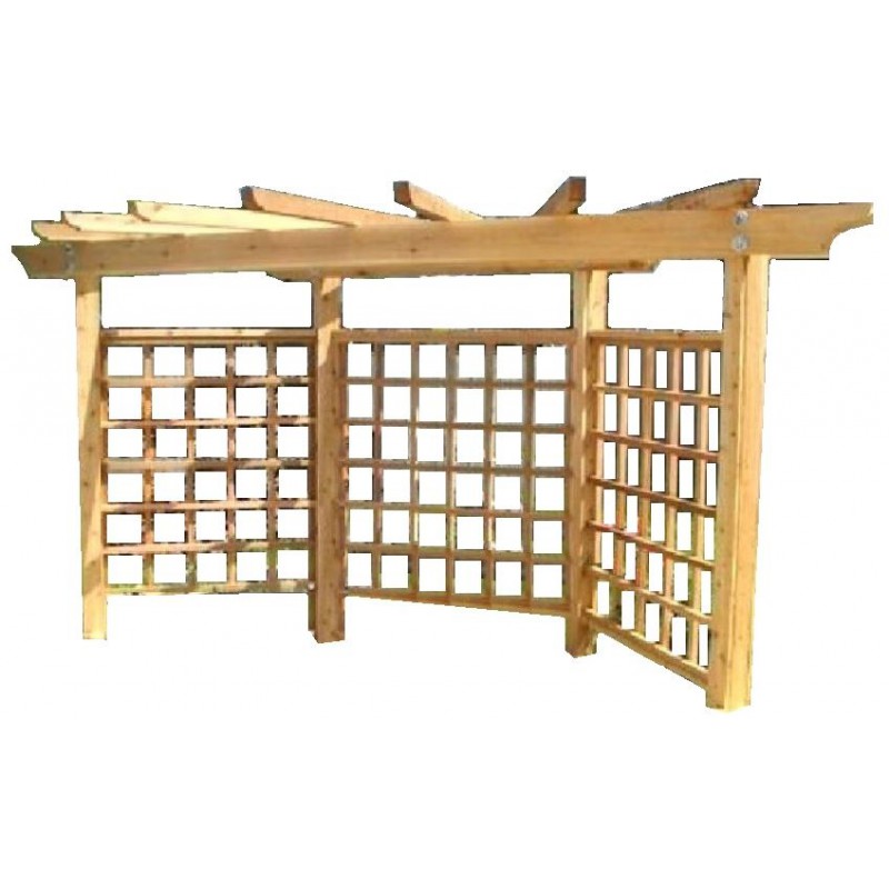 Terasz beépítés pergola rendszer (Corner)