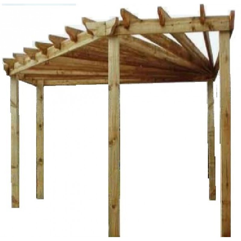 Terasz beépítés pergola rendszer (Credo)