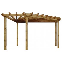 Terasz beépítés pergola rendszer (Credo)