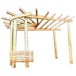 Terasz beépítés pergola rendszer (Nebula) GRILLEZÉS ÉPÍTMÉNYEI, SZALETLIK ÉS FILAGÓRIÁK.