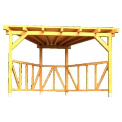 Terasz beépítés pergola rendszer (Pointer) GRILLEZÉS ÉPÍTMÉNYEI, SZALETLIK ÉS FILAGÓRIÁK.