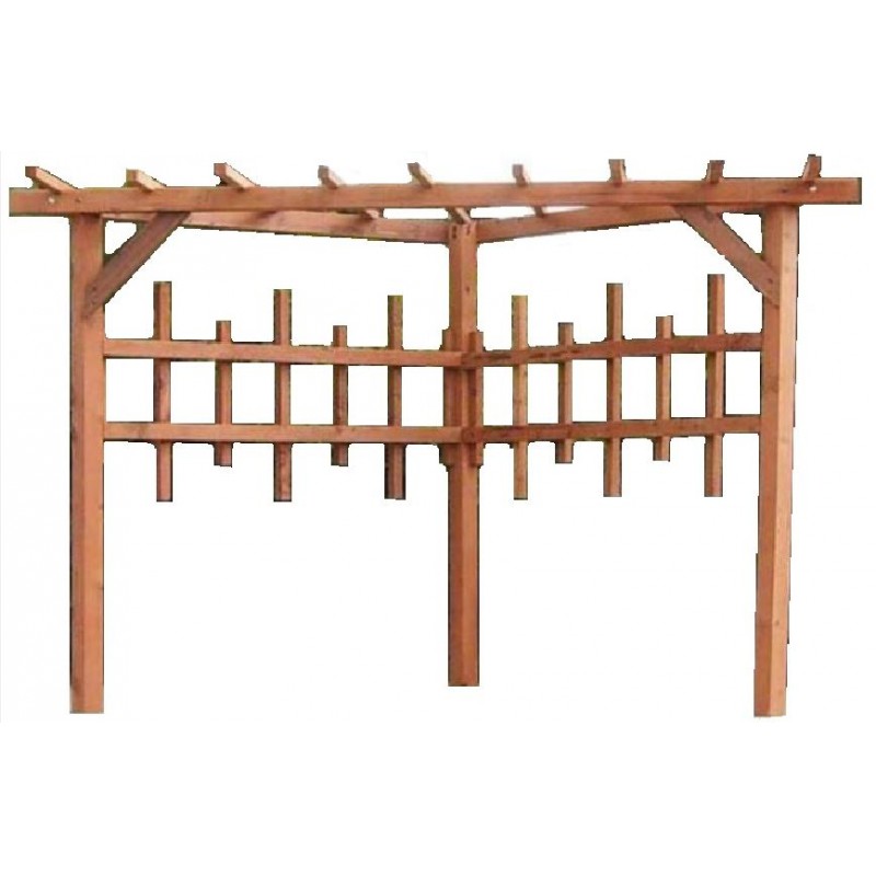 Terasz beépítés pergola rendszer (Triangle)