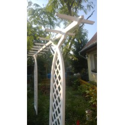 Gothic rózsafuttató pergola kapu