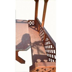 Kerti kiülő szalettli akác és hársfából (Párizs)