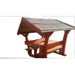 Kerti kiülő szaletli akác és hársfából (Nizza) GRILLEZÉS ÉPÍTMÉNYEI, SZALETLIK ÉS FILAGÓRIÁK.