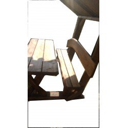 Kerti kiülő szaletli akác és hársfából (Ottava) GRILLEZÉS ÉPÍTMÉNYEI, SZALETLIK ÉS FILAGÓRIÁK.