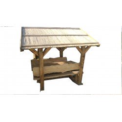 Kerti kiülő szaletli akác és hársfából (Róma) GRILLEZÉS ÉPÍTMÉNYEI, SZALETLIK ÉS FILAGÓRIÁK.