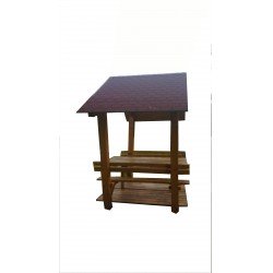 Kerti kiülő szaletli akác és hársfából (Stockholm) GRILLEZÉS ÉPÍTMÉNYEI, SZALETLIK ÉS FILAGÓRIÁK.