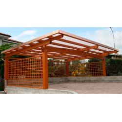 Autó beálló szaletli  (CALVER) GRILLEZÉS ÉPÍTMÉNYEI, SZALETLIK ÉS FILAGÓRIÁK.