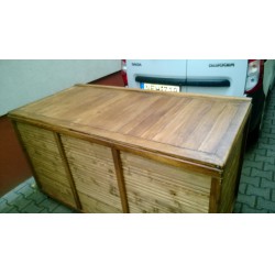 Kültéri tároló fa láda (KTL-3)