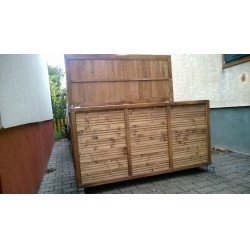 Kültéri tároló fa láda (KTL-3)