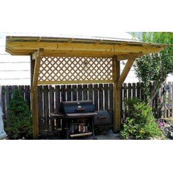Grill pergola rendszer [Selecta] Grill teraszokra pergolák