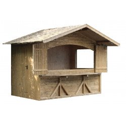 Fa kiárusító stand (OLEG)