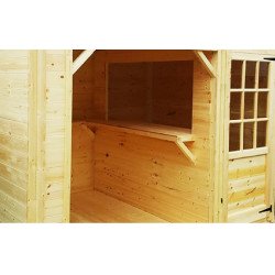 Fa kiárusító stand (SAGA) FAHÁZAK ÉS KIÁRUSÍTÓ STANDOK