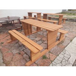 Rönkfa piknik pad (RFP - 1) ÜLŐ BÚTOROK KERTBE ÉS MEDENCÉHEZ.