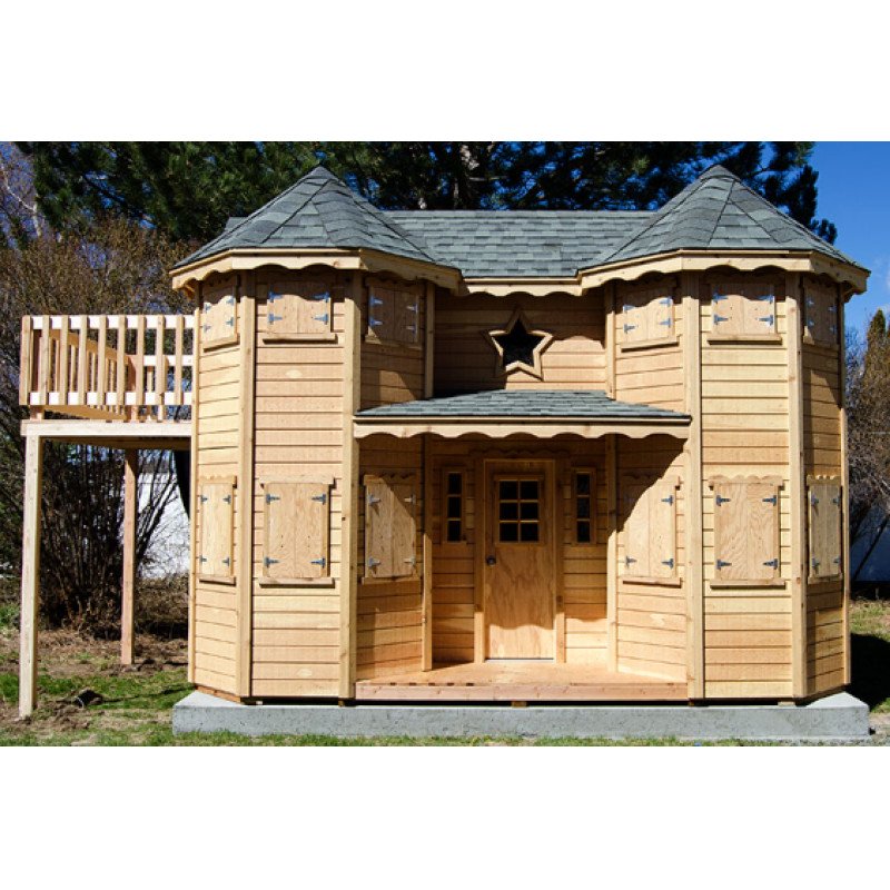 Fa játszó vár, kültérre,  (FJV - 6)